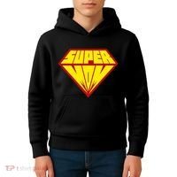 Super Mom Comic Superhero Kids Hoodie thumb 4