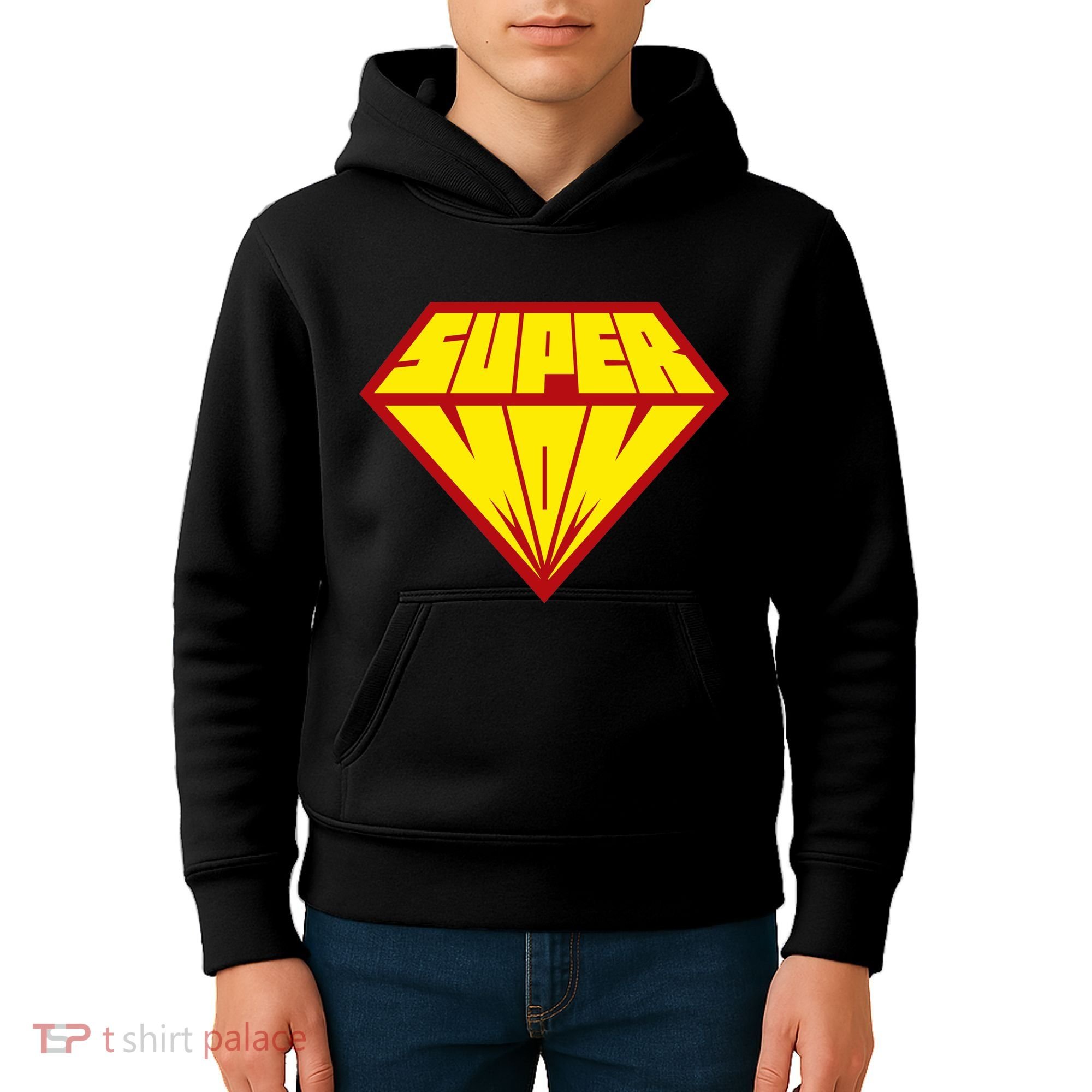 Super Mom Comic Superhero Kids Hoodie