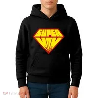 Super Mom Comic Superhero Kids Hoodie thumb 4