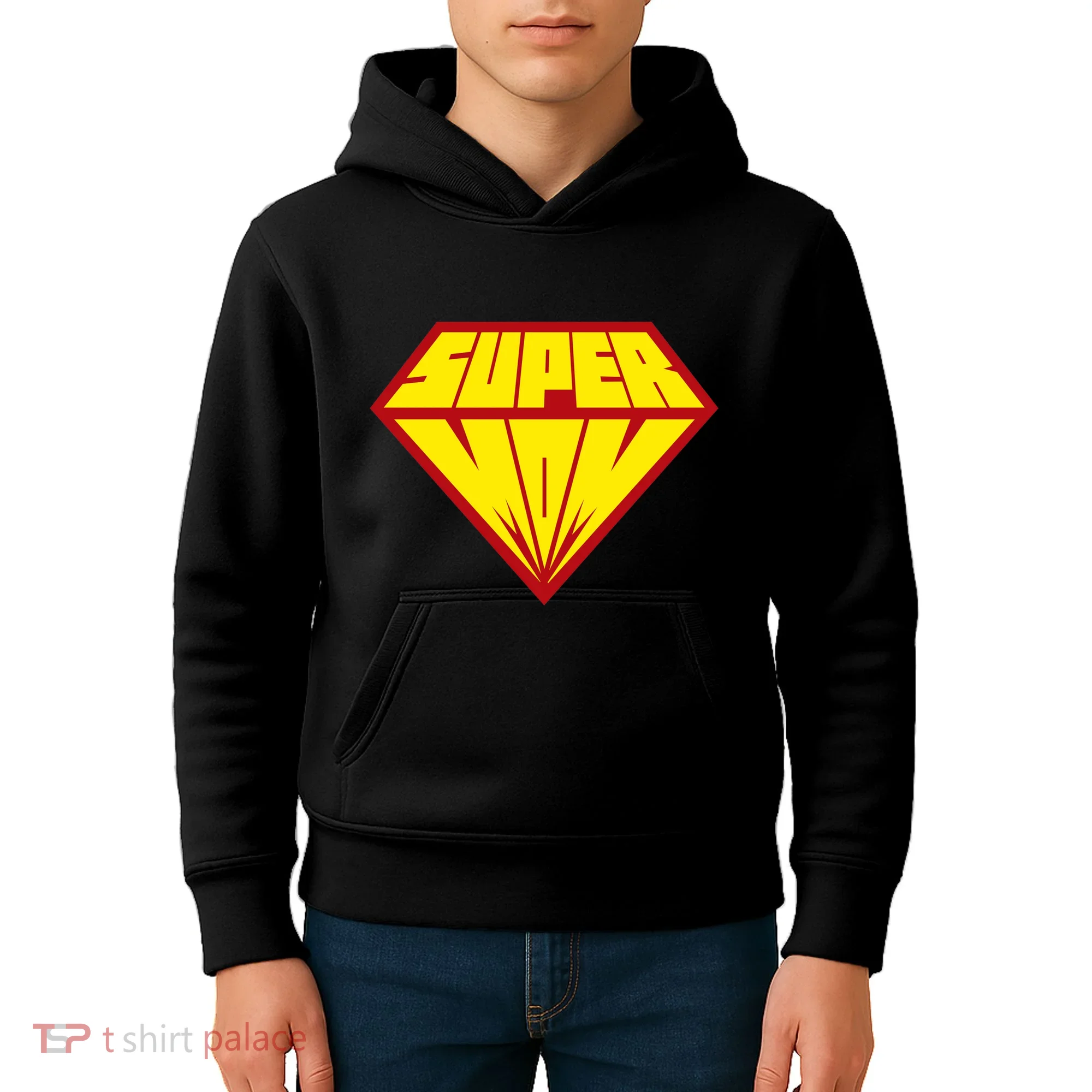 Super Mom Comic Superhero Kids Hoodie
