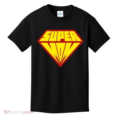 Super Mom Comic Superhero Kids T-Shirt