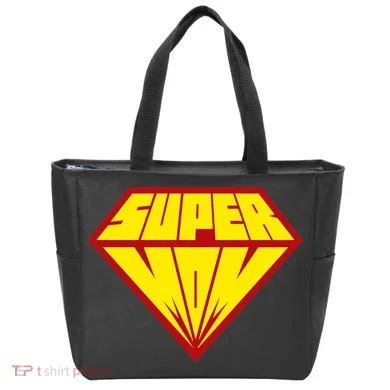 Super Mom Comic Superhero Tote Bag