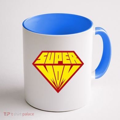 Super Mom Comic Superhero Coffee Mug back