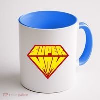 Super Mom Comic Superhero Coffee Mug thumb 1