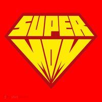 Super Mom Comic Superhero Santa Hat thumb 1