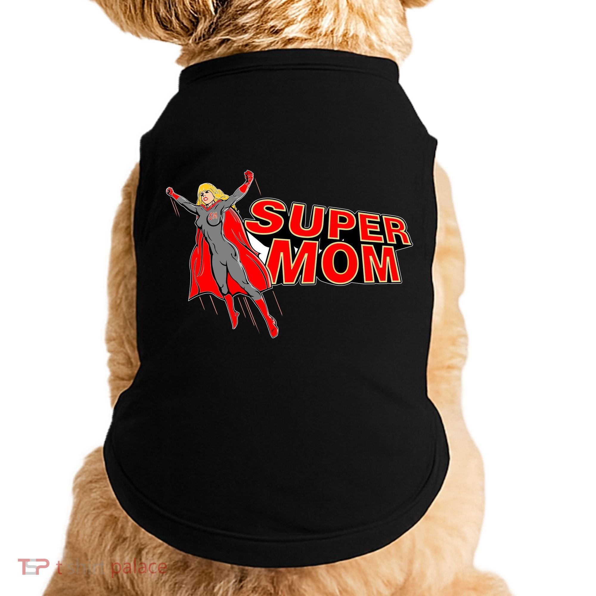 Super Mom Figure Doggie Tank