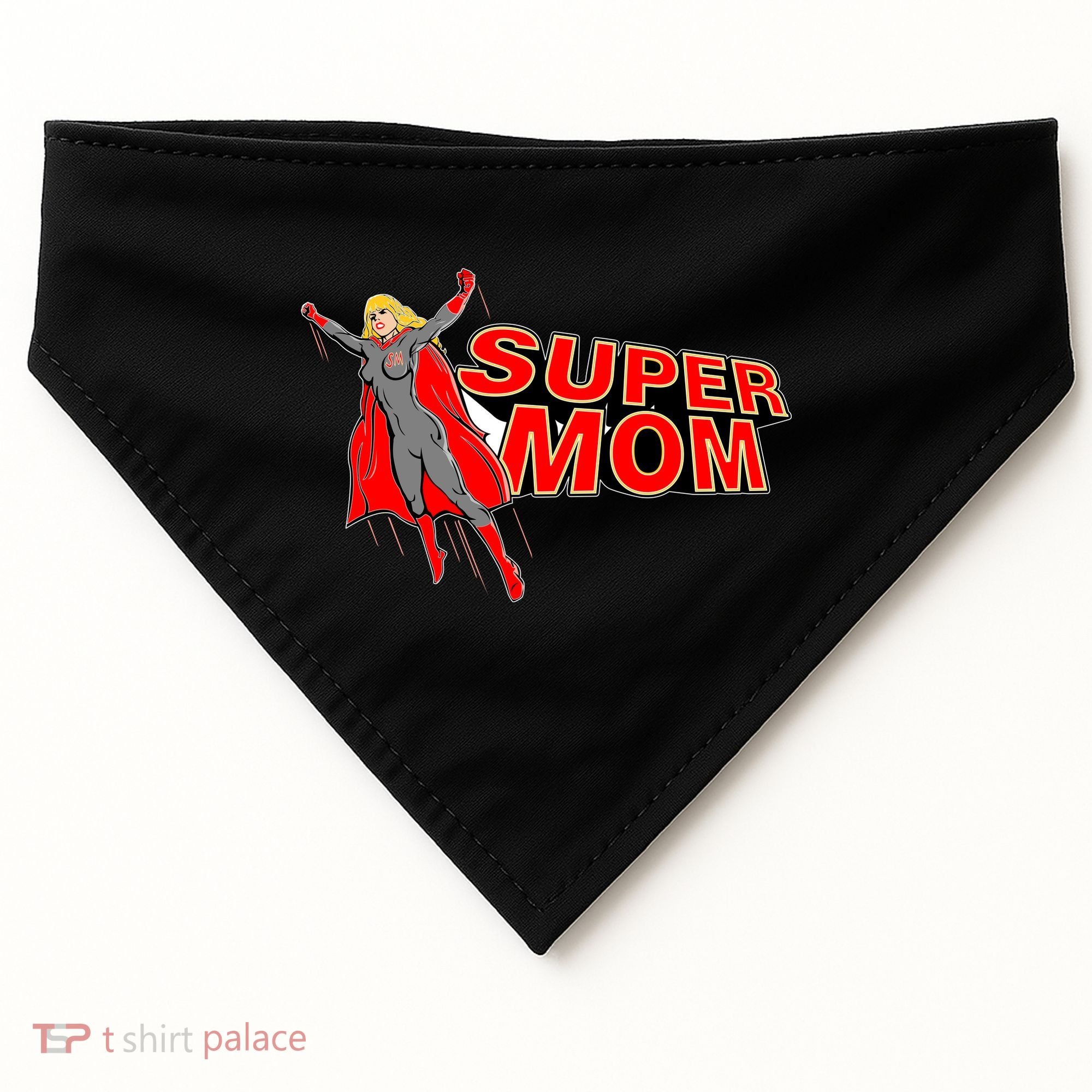 Super Mom Figure USA-Made Doggie Bandana
