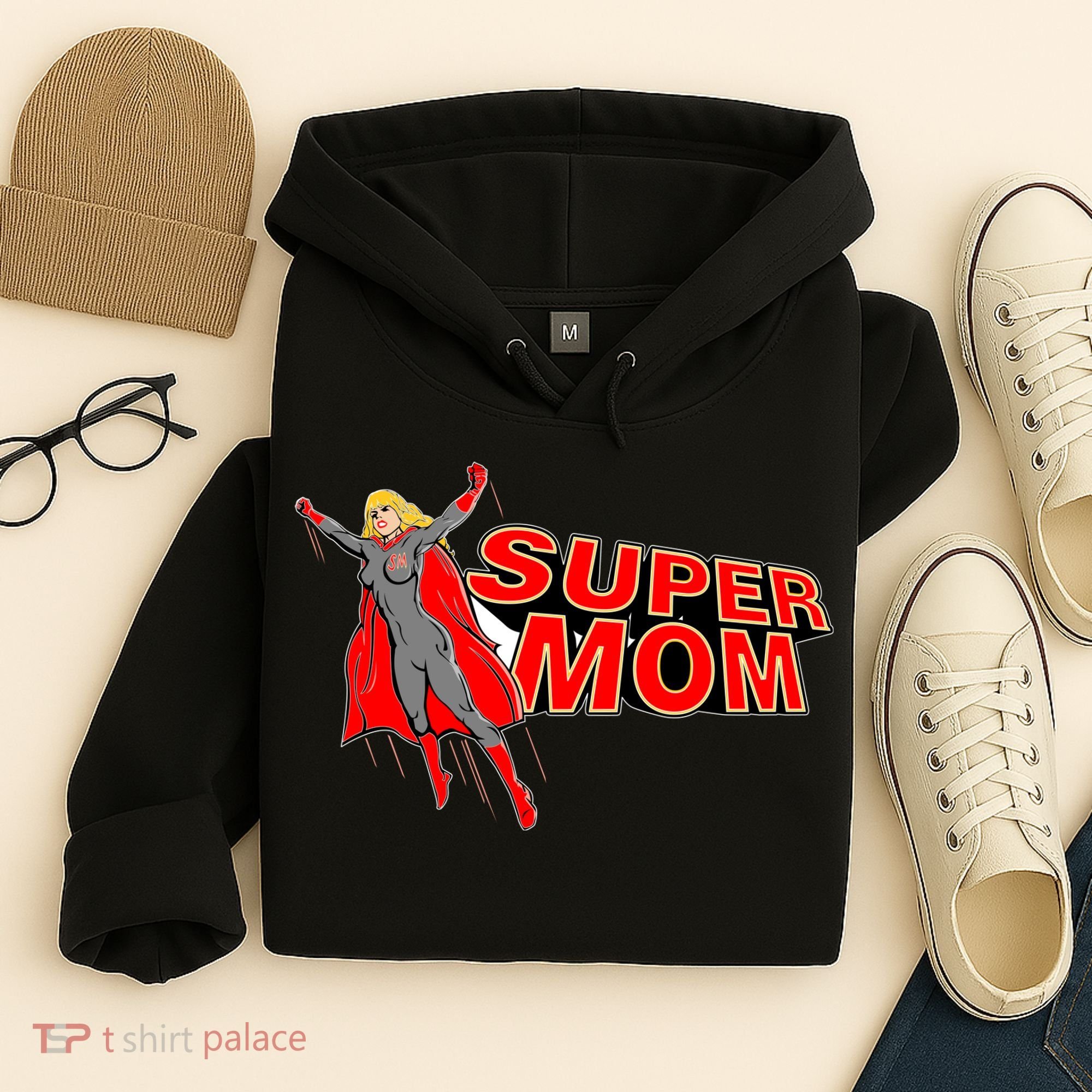 Super Mom Figure Hoodie