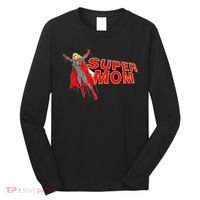 Super Mom Figure Long Sleeve Shirt thumb 0