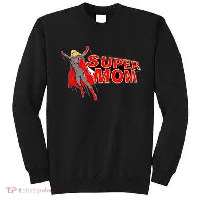 Super Mom Figure Sweatshirt