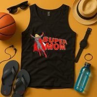Super Mom Figure Tank Top thumb 4