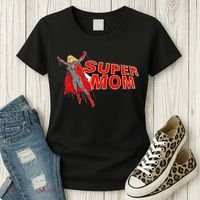 Super Mom Figure Women's T-Shirt thumb 3