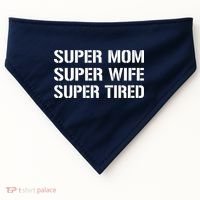 Super Mom Funny Gifts For Mothers USA-Made Doggie Bandana thumb 0