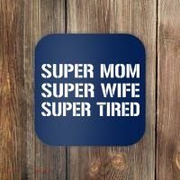 Super Mom Funny Gifts For Mothers Coaster thumb 0