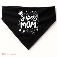 Super Mom Mothers Day USA-Made Doggie Bandana thumb 0