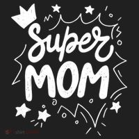Super Mom Mothers Day Golf Towel thumb 3