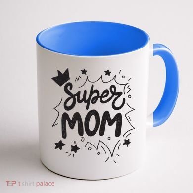 Super Mom Mothers Day Coffee Mug back