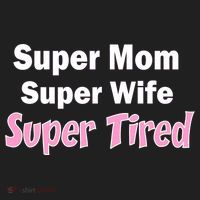 Super Mom Super Wife Super Tired Beanie thumb 2