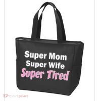 Super Mom Super Wife Super Tired Tote Bag thumb 3