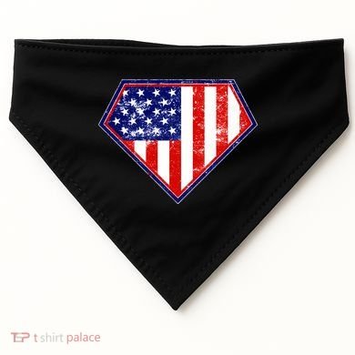 Super Patriot US Flag USA-Made Doggie Bandana