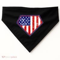 Super Patriot US Flag USA-Made Doggie Bandana thumb 0