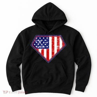 Super Patriot US Flag Hoodie