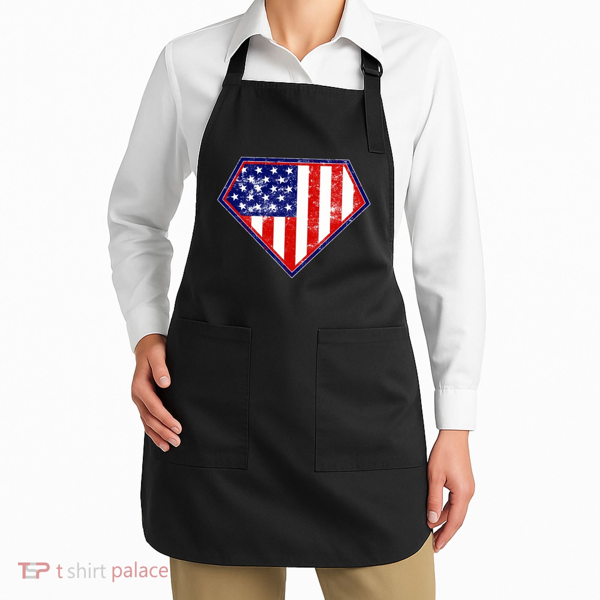 Super Patriot US Flag Apron