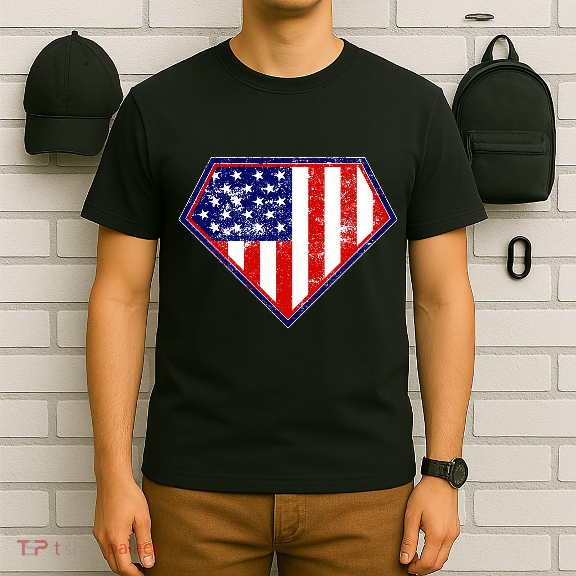 Super Patriot US Flag T-Shirt