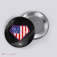 Super Patriot US Flag Button thumb 0