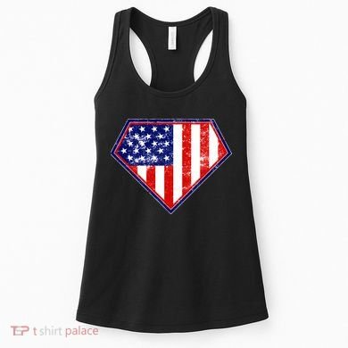 Super Patriot US Flag Women's Tank Top