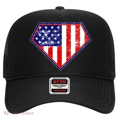 Super Patriot US Flag Hat