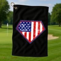 Super Patriot US Flag Golf Towel thumb 1