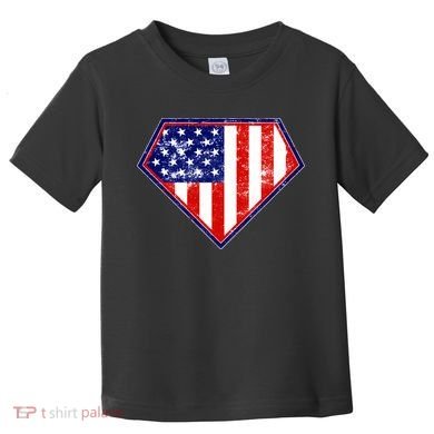 Super Patriot US Flag Toddler T-Shirt