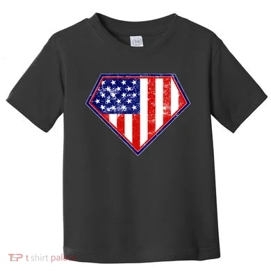 Super Patriot US Flag Toddler T-Shirt