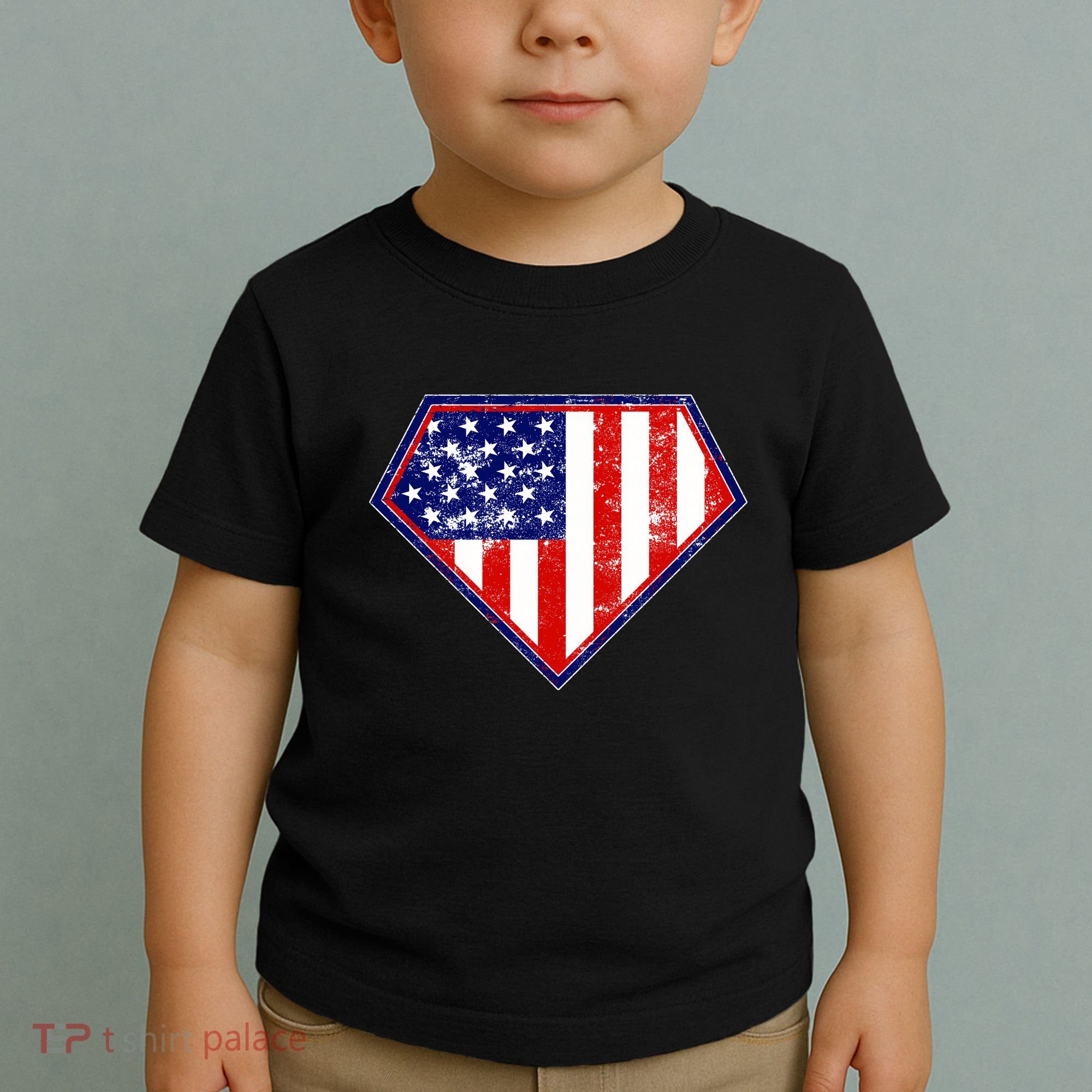 Super Patriot US Flag Toddler T-Shirt