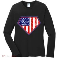 Super Patriot US Flag Women's Long Sleeve Shirt thumb 0