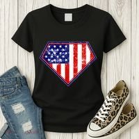 Super Patriot US Flag Women's T-Shirt thumb 3