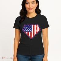 Super Patriot US Flag Women's T-Shirt thumb 4