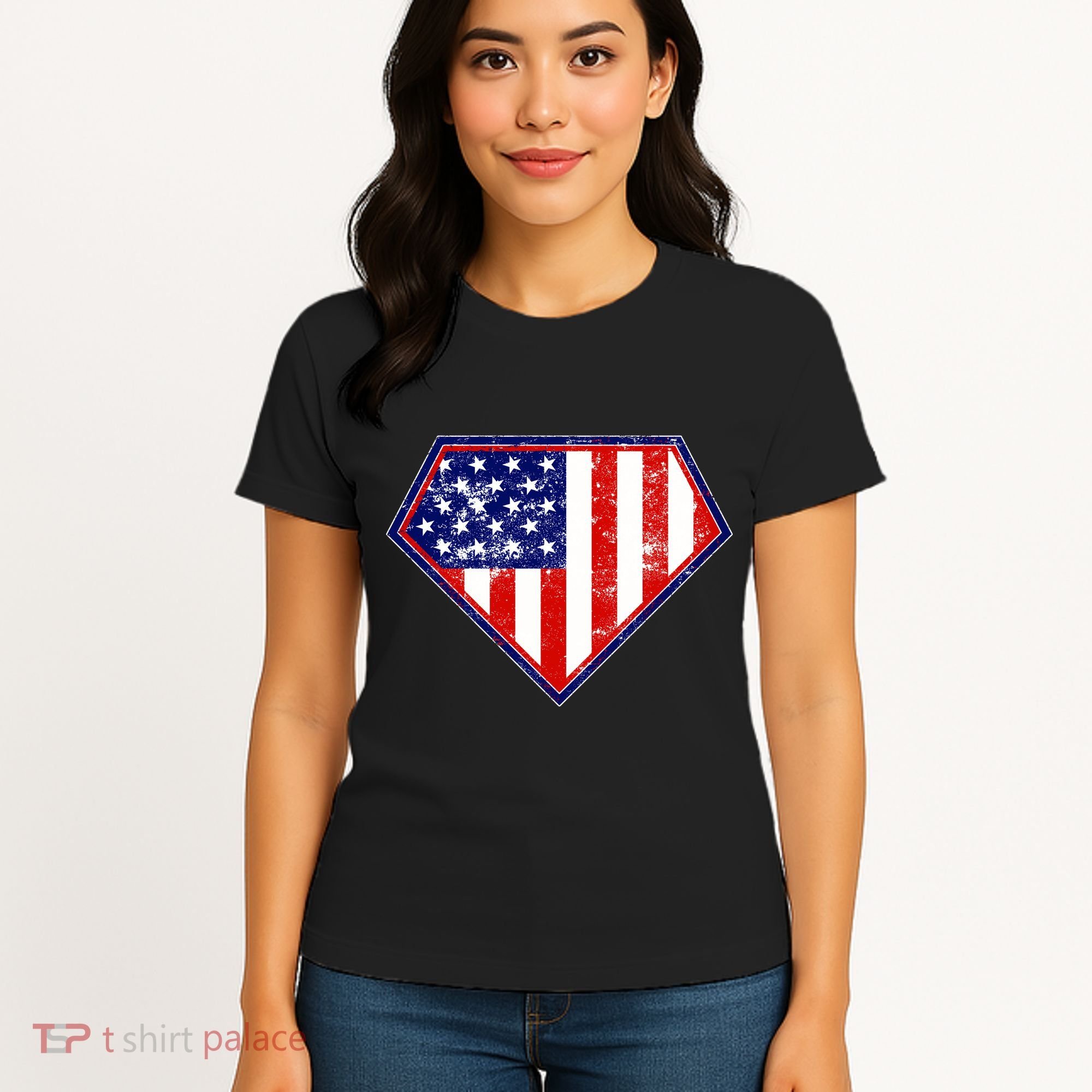 Super Patriot US Flag Women's T-Shirt