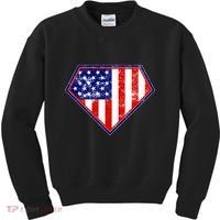 Super Patriot US Flag Kids Sweatshirt thumb 0