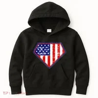 Super Patriot US Flag Kids Hoodie thumb 0