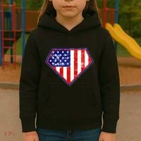 Super Patriot US Flag Kids Hoodie thumb 3