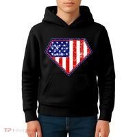 Super Patriot US Flag Kids Hoodie thumb 4