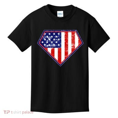 Super Patriot US Flag Kids T-Shirt
