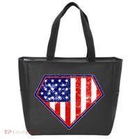 Super Patriot US Flag Tote Bag thumb 0