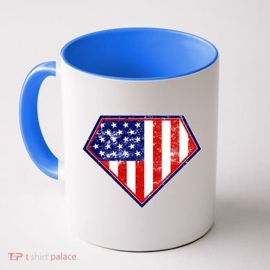 Super Patriot US Flag Coffee Mug