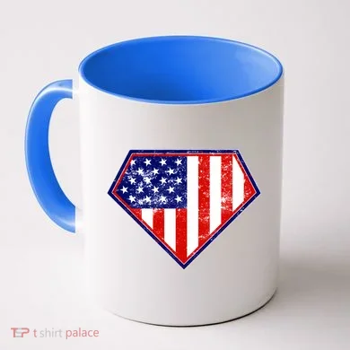 Super Patriot US Flag Coffee Mug