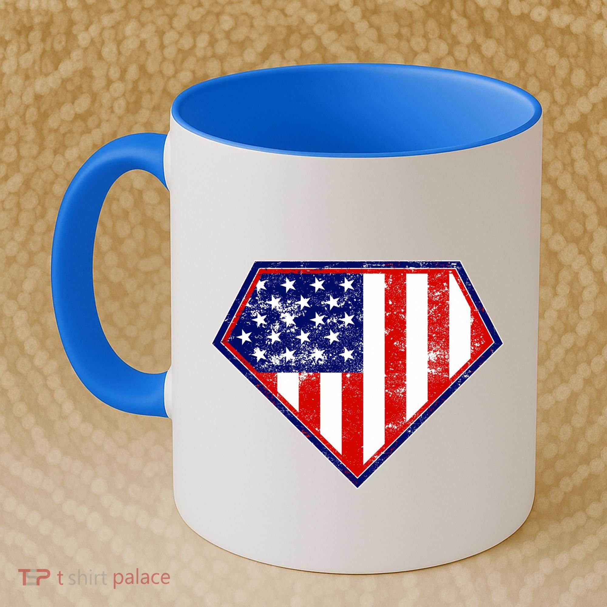 Super Patriot US Flag Coffee Mug