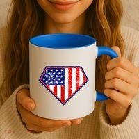 Super Patriot US Flag Coffee Mug thumb 3
