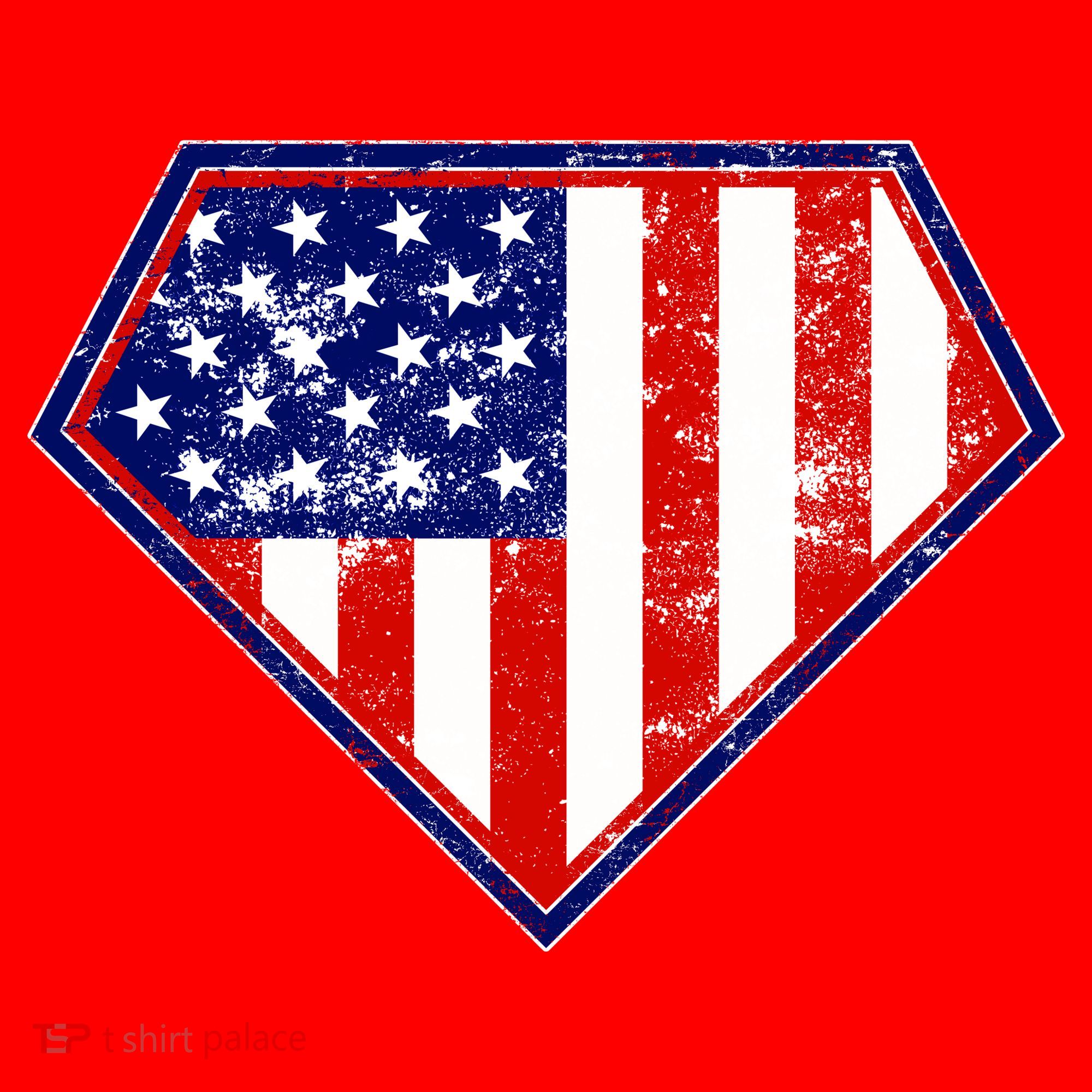 Super Patriot US Flag Santa Hat